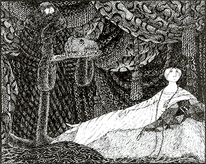 Edward Gorey sketch